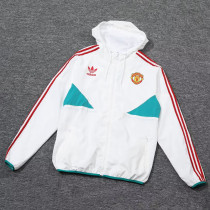 23/24 Man Utd White Windbreaker