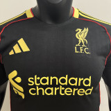 25/26  LIV Black Gold Edition  Player Version Soccer Jersey