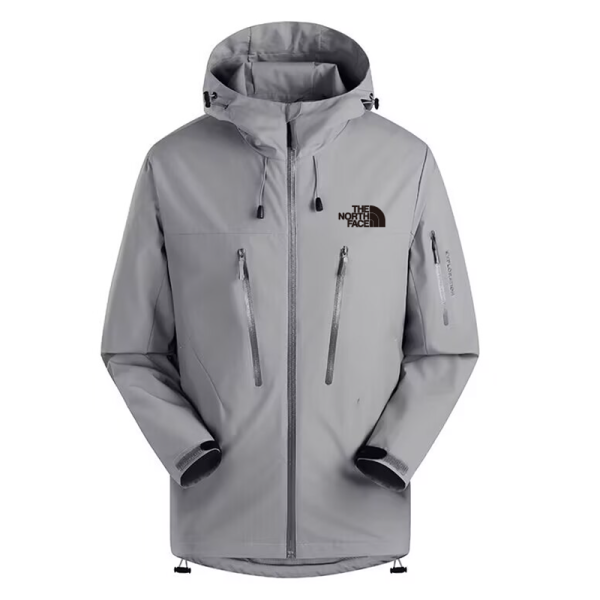 25/26 New THE NORTH FACE Grey Hooded Waterproof assault suit#防水