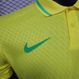 24/25 Brazil Yellow  Special Edition  Player Version Soccer Jersey