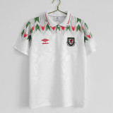 1990/1992 Wales Away Retro Soccer Jersey