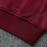 25/26 NK Maroon Jacket Tracksuit #2318枣红色