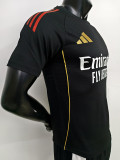 25/26  Lyon Black Player Version  Training shirts
