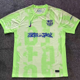 24/25 BAR Third Co branded advertisement  Fans Soccer Jersey(胸前蓝色字）