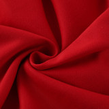 2025 AD Snake Year Commemorative Edition Red Hoodie Suit