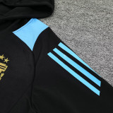 25/26 Argentina Black Hooded  Tracksuit