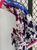 2023 Spain Purple Blue White Fans Soccer Jersey 一星
