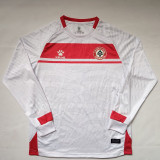 25/26 Lebanese White Long Sleeve Fans Soccer Jersey