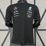 2024 F1 Mercedes Black Polo Racing Suit(有领)