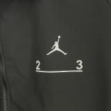 2024 New Jordon Black Windbreaker(背下带小字）