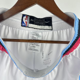 Heat White  Top Quality NBA Pants