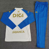 25/26 La Coruna White Half Pull Tracksuit (半拉链)