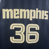 22/23 Grizzlies SMART #36 Black City Edition Top Quality Hot Pressing NBA Jersey