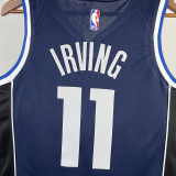 22/23 Dallas Mavericks IRVING #11 Royal Blue Top Quality Hot Pressing NBA Jersey (Trapeze Edition)飞人版