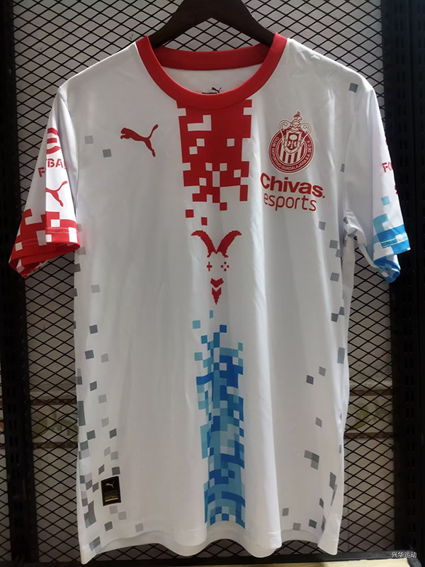 25/26 Chivas Game Edition White Fans Soccer Jersey