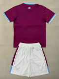 25/26 Burnley FC Home Kids Soccer Jersey