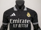 26/27 RMA Black Player Version Polo Shirts
