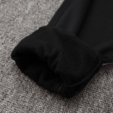 24/25 Germany White Hooded  Half Pull Tracksuit(Add Fluff)  (半拉链、加绒F595)