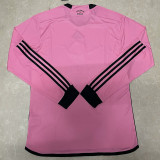 24/25 Inter Miami Home Long Sleeve Fans Soccer Jersey(长袖)