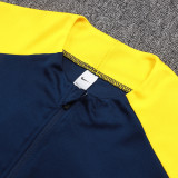 25/26 ATM Royal Blue Half Pull Tracksuit#E25138(童装、半拉链)