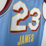 24/25 ALL-STAR JAMES # 23 Light  Blue Top Quality Hot Pressing NBA Jersey