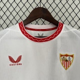 24/25 Sevilla Home Fans Soccer Jersey