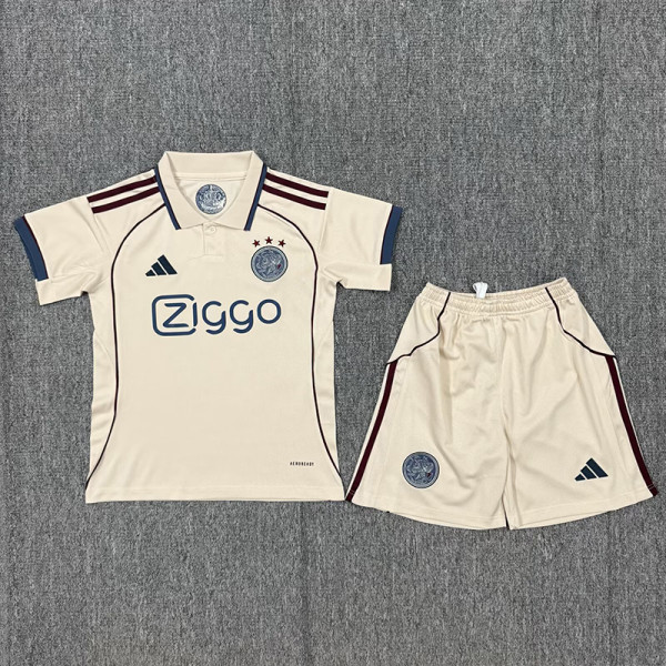 25/26 Ajax Third Kids Soccer Jersey