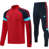 25/26 AD Red  Jacket Tracksuit #2313红色