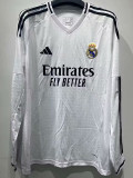 24/25 RMA  Home Long sleeve Fans Soccer Jersey （长袖）