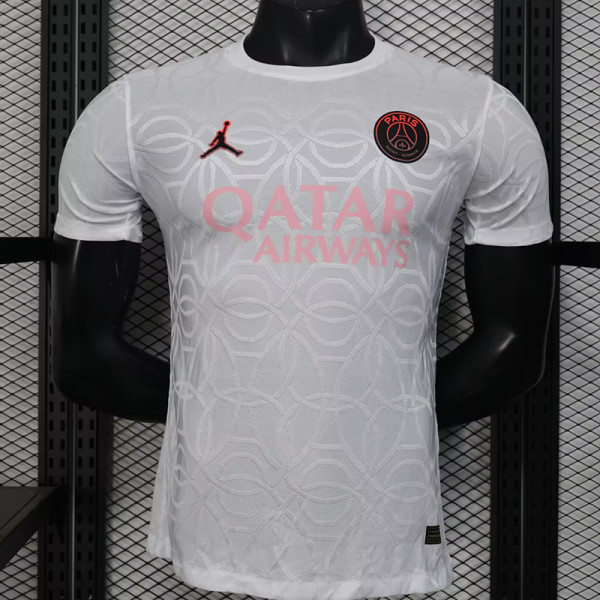 25/26 PSG Ancient Money Pattern Special Edition White  Player Version  Soccer Jersey