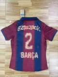 2425 New Barcelona Camp Nou XTRAVIS SCOTT Joint Nostalgic Commemorative Retro Jersey