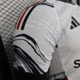 25/26 Man Utd  White Special Edition Player Version Soccer Jersey(圆领）