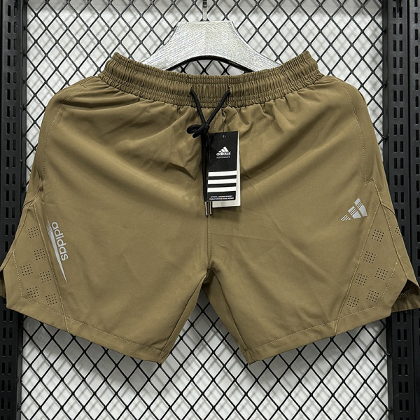 2025  A248  Khaki Casual Double layer shorts#AD 双层卡其