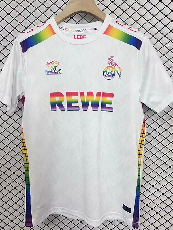 25/26 FC Köln Rainbow Special Edition Fans Soccer Jersey