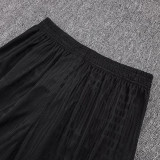 25/26 NK Black With Green Player Version shorts#D2504(黑配绿边）