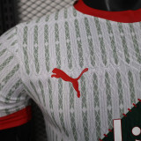 25/26 Marseille Green and White Puzzle Player Version Soccer Jersey