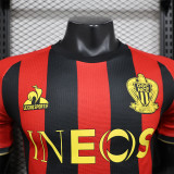 24/25 Nice Home  Player Version Soccer Jersey