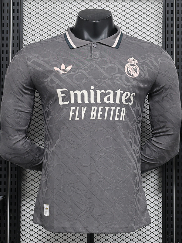 24/25 RMA Third Player Version Long sleeve Soccer Jersey(长袖）