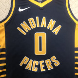 22/23 Indiana Pacers POYTHRESS #0 Black Top Quality Hot Pressing NBA Jersey