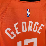 25/26 Clippers GEORGE#13 Orange City Edition Top Quality Hot Pressing NBA Jersey