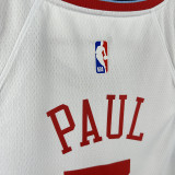 24/25 Clippers PUAL # 3 White Top Quality Hot Pressing NBA Jersey