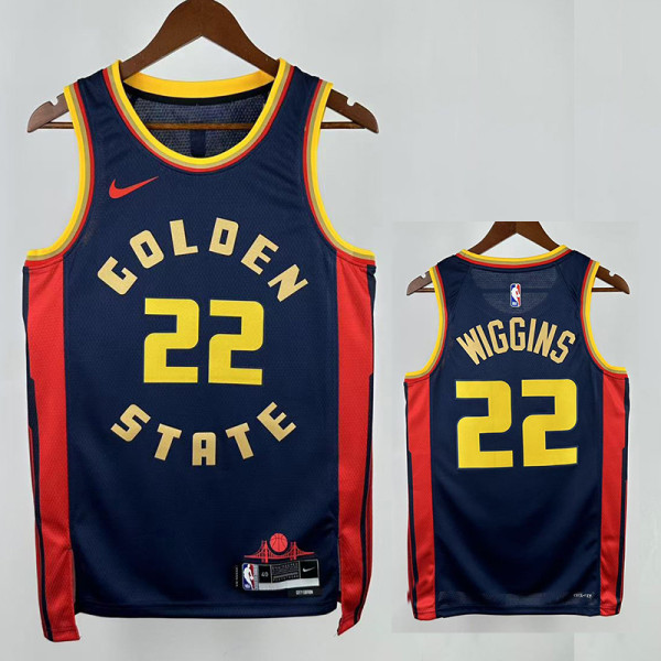 24/25 WARRIORS WIGGINS # 22 City Edition Top Quality Hot Pressing NBA Jersey