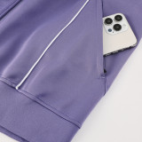 25/26 Man Utd Purple Jacket Tracksuit#07