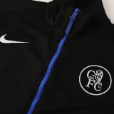 2526  CHE Black  Jacket Tracksuit