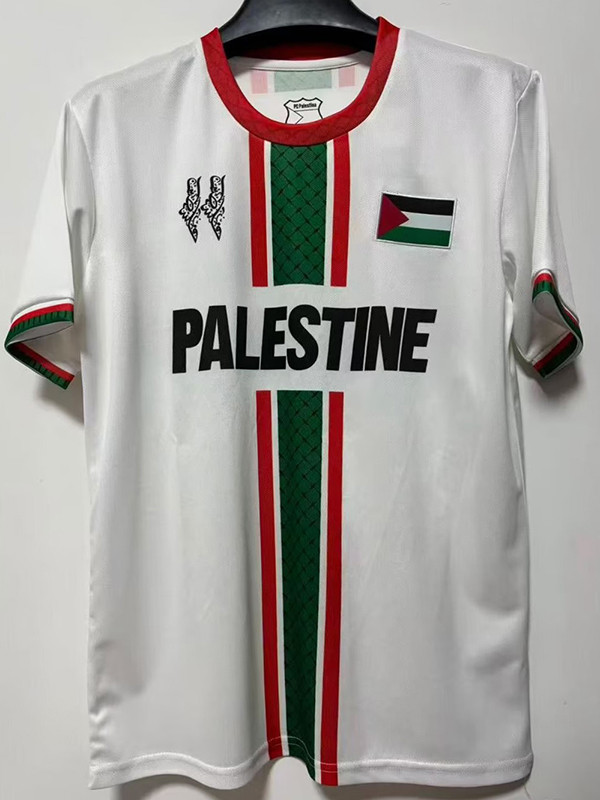 25/26 Palestine English Special Edition White Fans Soccer Jersey