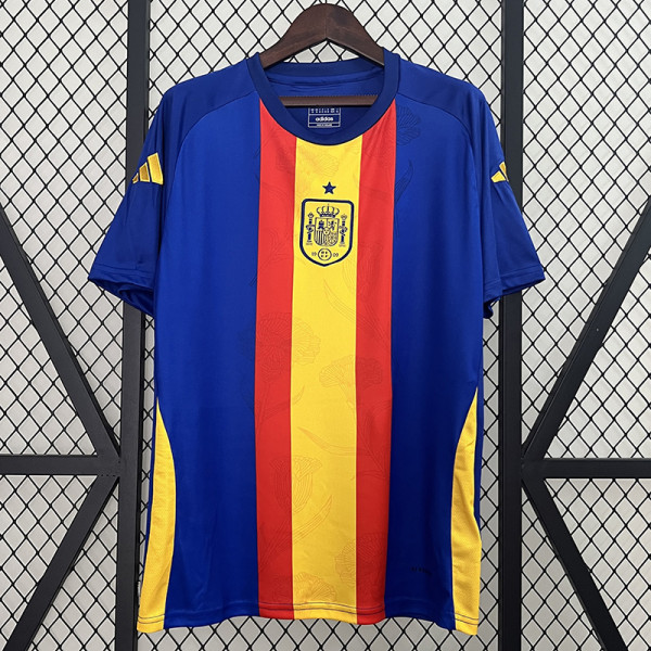 2024 Spain Blue Training Shirt