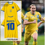 2024 Ukraine Home  Fans Soccer Jersey