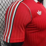 25/26  Man Utd leisure Red Retro  Player Version T-shirt