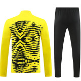 24/25 Dortmund Yellow &Blck Half Pull Tracksuit  (半拉链)
