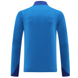 24/25 NK Sky Blue Half Zipper Sportswear # 812 天蓝(半拉链)